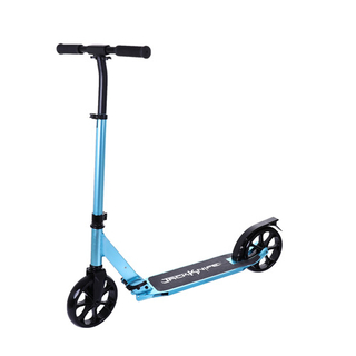 Full aluminum anodised scooter with 200mm PU wheel+strap